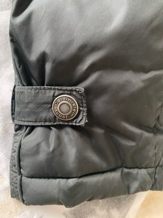 Anorak de plumas Calvin Klein verde