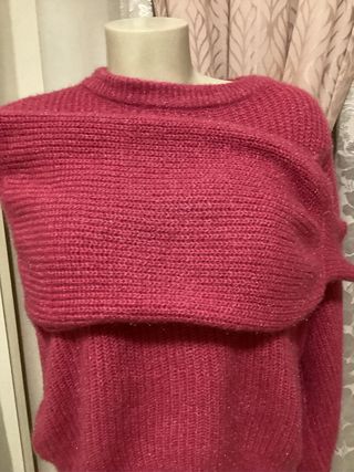 Maglione rosa fucsia
