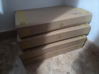 4 Embalaje par envíos de vinilos Caben unos 50viny