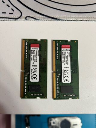 2x8GB Kingston DDR4 2666MHz Módulos RAM