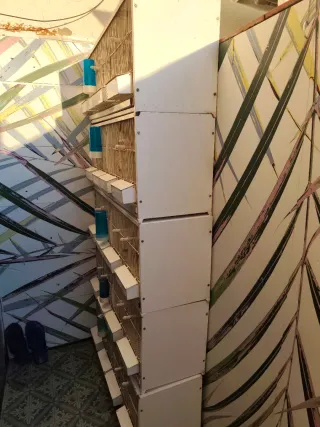 Batería de cinco jaulas de 90