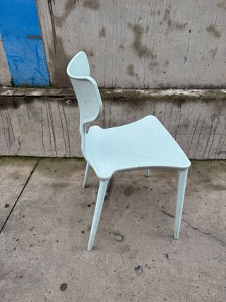 31 Sillas PVC Celeste Hostelería