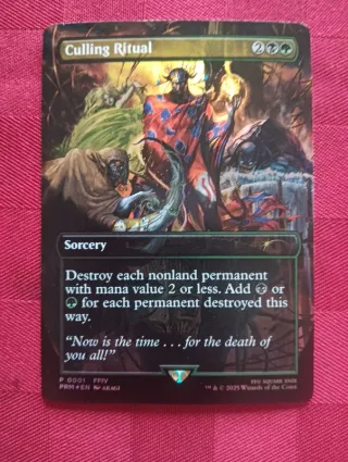 Carta Magic Culling Ritual Eng Near Mint