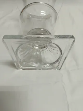 Jarrón de cristal. De Zara Home