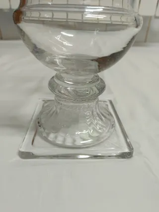 Jarrón de cristal. De Zara Home