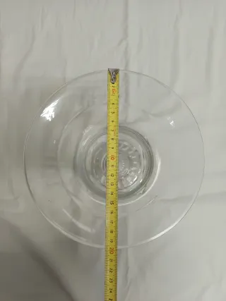 Jarrón de cristal. De Zara Home