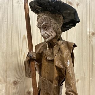 Pareja antigua Don Quijote y Sancho