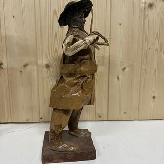 Pareja antigua Don Quijote y Sancho