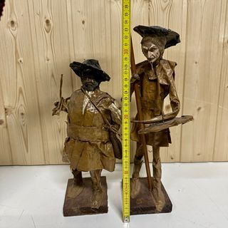 Pareja antigua Don Quijote y Sancho