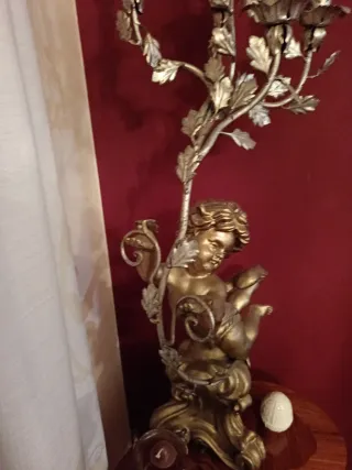 Candeliere 5 fuochi con angelo