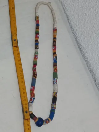 Collar étnico africano multicolor