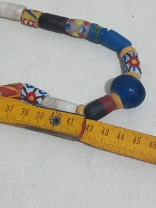 Collar étnico africano multicolor