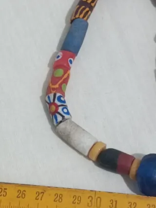 Collar étnico africano multicolor