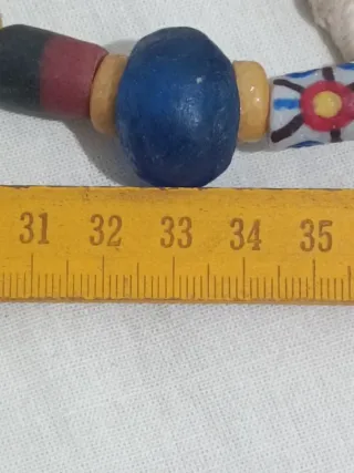 Collar étnico africano multicolor