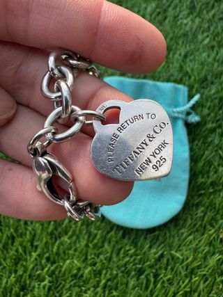 Pulsera Tiffany & Co. Corazón Plata
