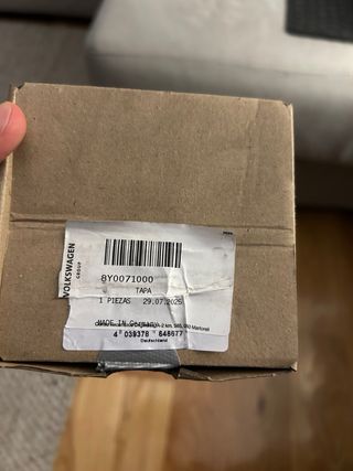 Tapa Depósito Audi Aluminio Original