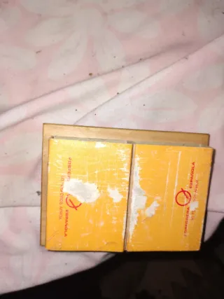 Caja de madera decorada