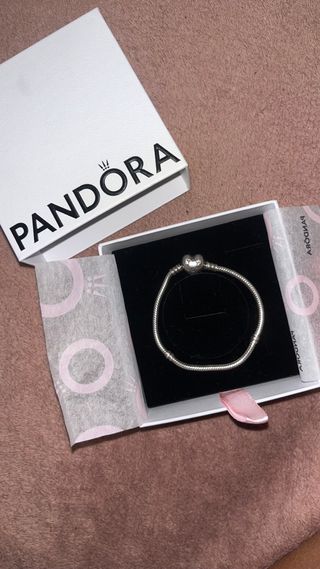 Pulsera Pandora Corazón Plata