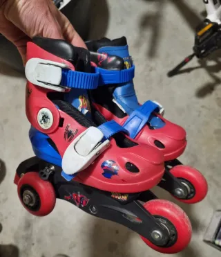 Patines Spiderman Niños Talla Ajustable