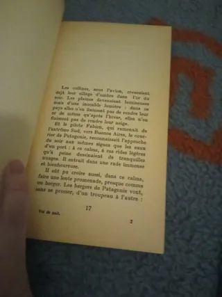 Libro Vol de nuit de Saint Exupéry