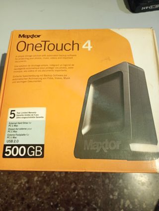 Disco Duro Externo Maxtor 500GB
