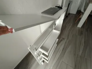 Mesa multiusos blanca