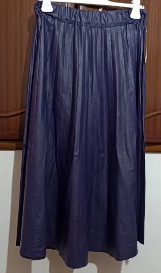 Gonna lunga similpelle