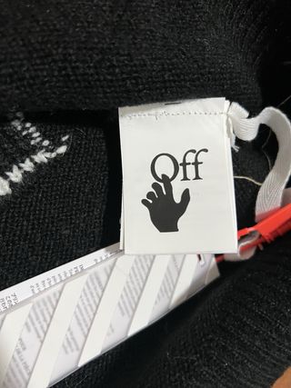 Maglione Off-White Nero Grigio