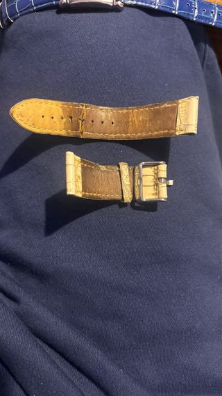 Reloj Emporio Armani tank Esfera Azul + 2 correas