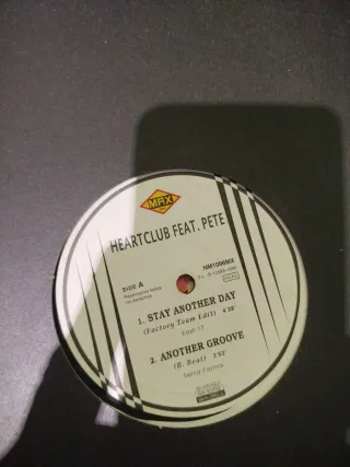 Vinilo Heartclub Feat. Pete - Stay Another Day