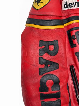 Cazadora Ferrari Racing Cuero Talla S/M