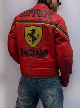 Cazadora Ferrari Racing Cuero Talla S/M