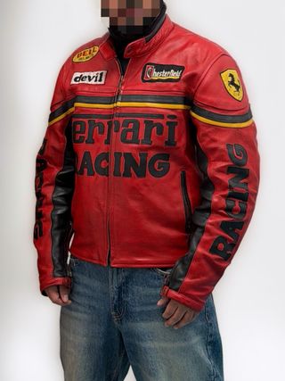 Cazadora Ferrari Racing Cuero Talla S/M