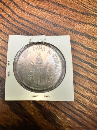 Medalla Plata Papa Juan Pablo II Pont Max