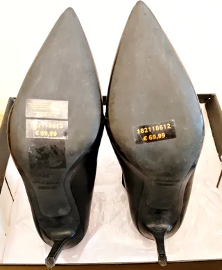 Stivaletti in pelle nera "Primadonna Collection"