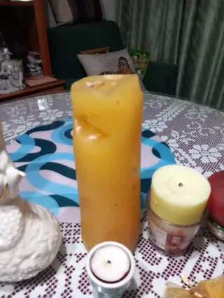 Lote Velas y portavelas todo x 5 euros.
