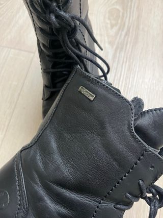 Botas Coronel Tapioca Piel Negras