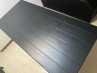 Mesa comedor negra