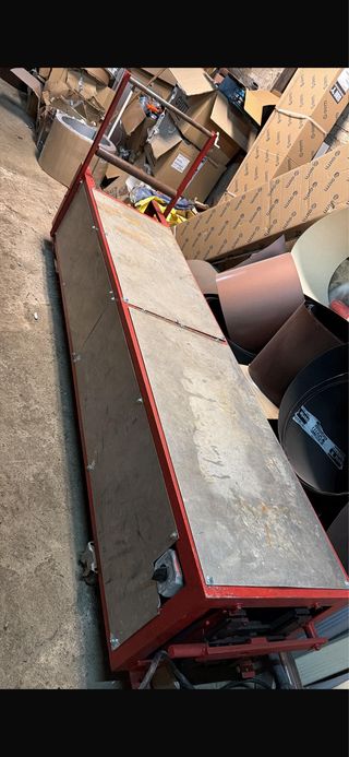 Perfiladora canales aluminio 300mm