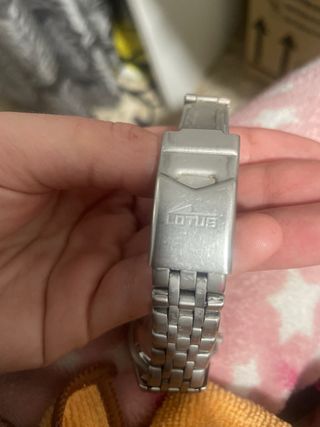 Reloj Lotus Azul y Plateado