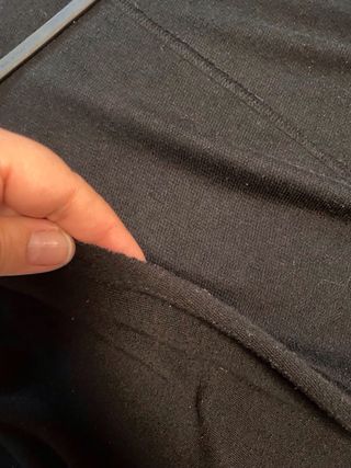 Chaqueta larga negra