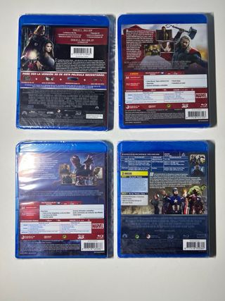 Pack Blu-ray 3D: Thor y Vengadores precintadas