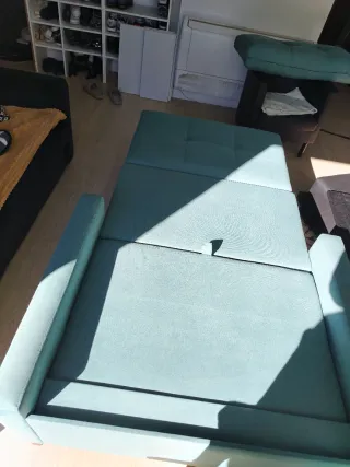 Sofá Cama Azul Teal