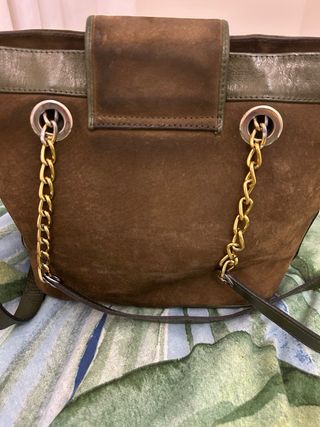 Bolso Loewe Vintage Marrón y Verde