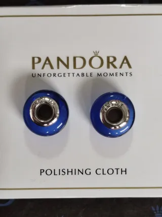 Charms Cristal Murano Azul