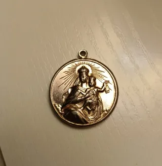 Medalla escapulario vintage