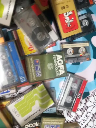 Lote de 43 Cassette pata grabar