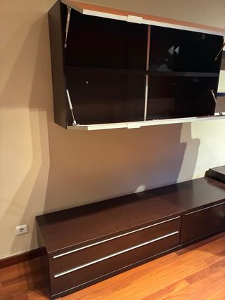 Mueble salón y mesa centro elevable