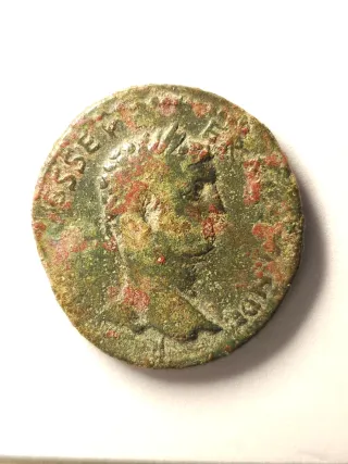 Impresionante moneda romana de bronce