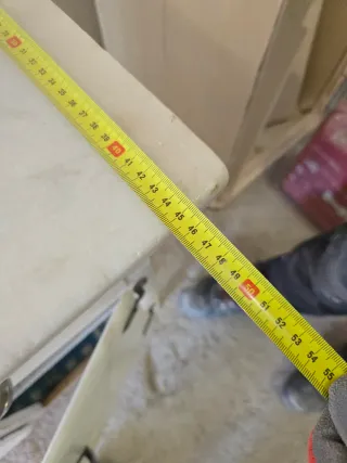 Mueble cocina vintage mármol y madera para restaur